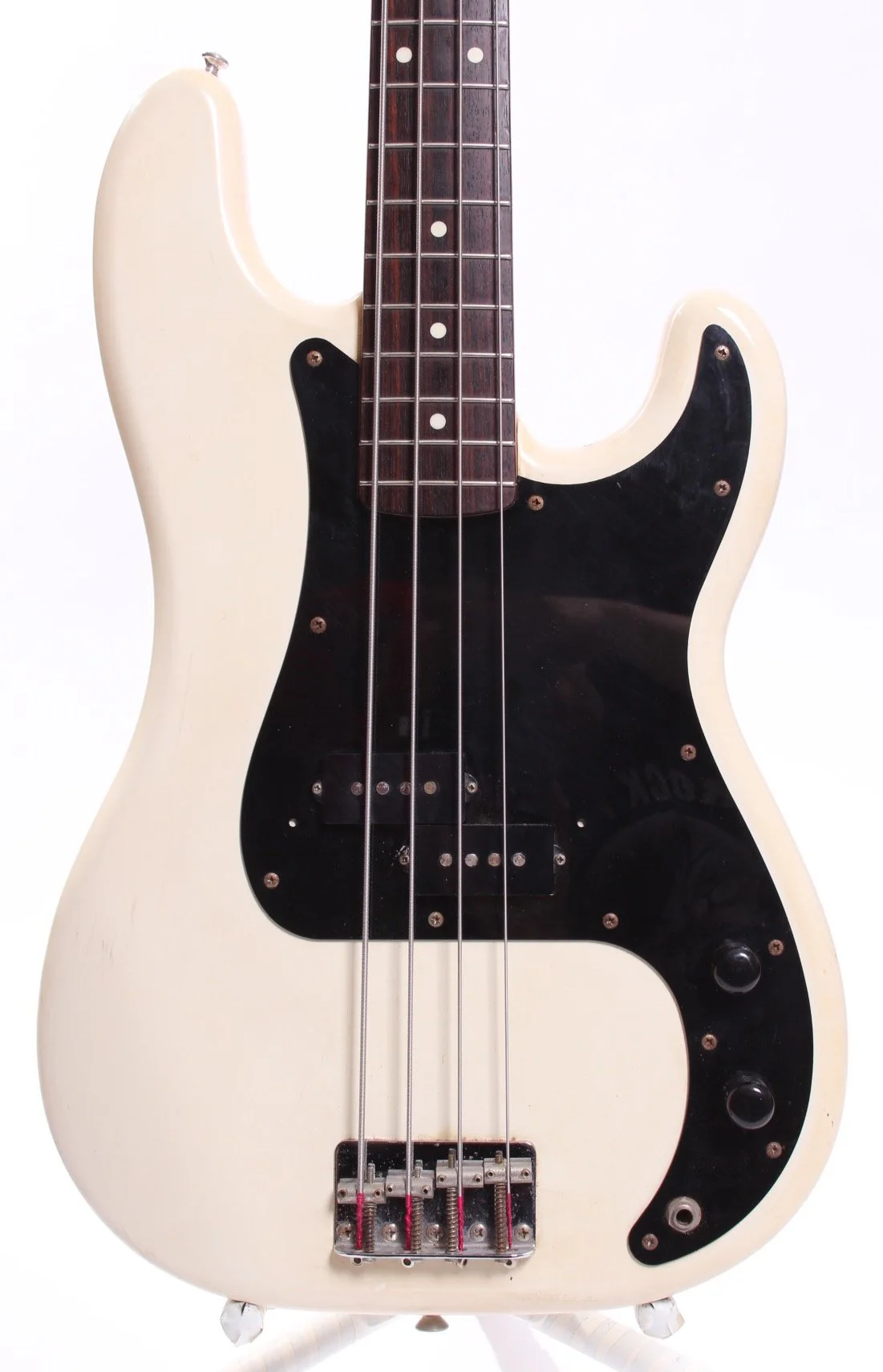 1994 Squier by Fender Japan Precision Bass vintage white - Image 2