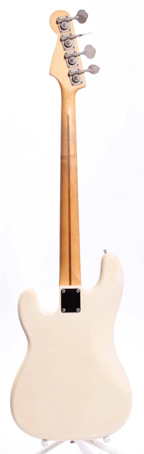 1994 Squier by Fender Japan Precision Bass vintage white - Image 6