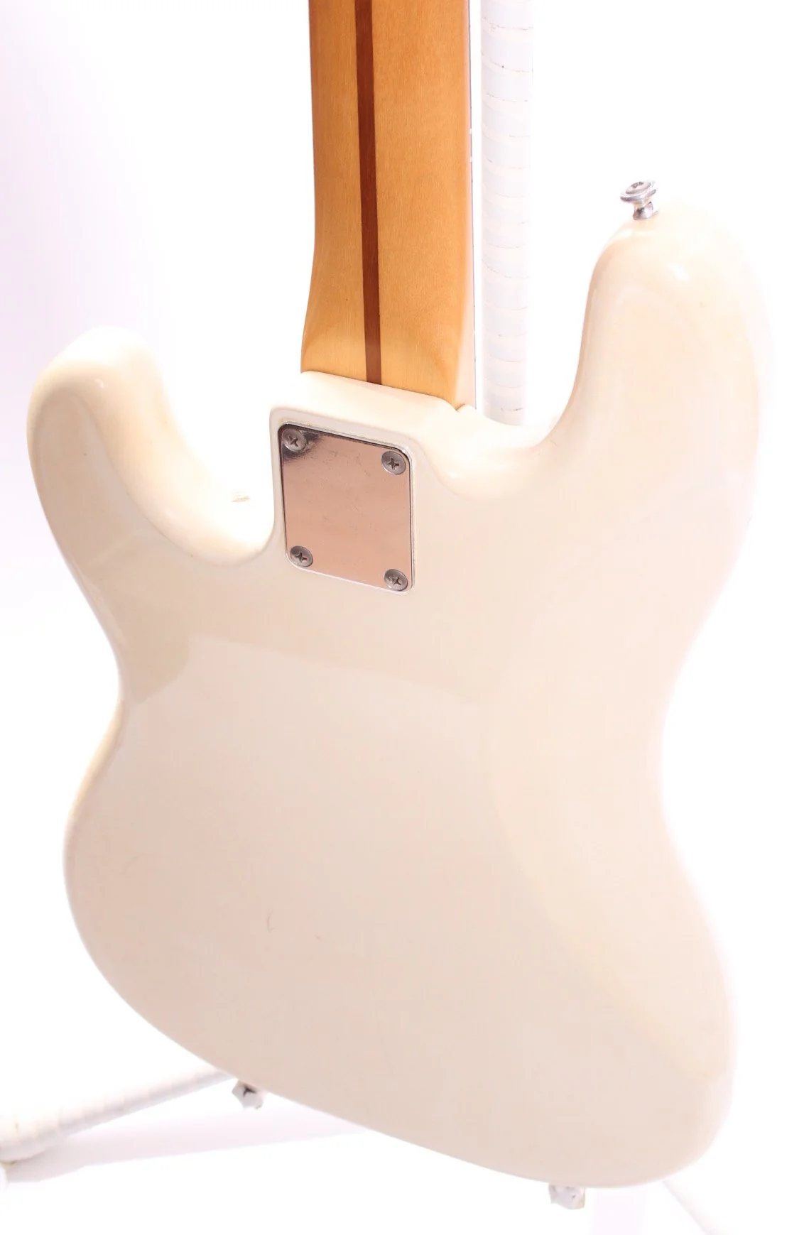 1994 Squier by Fender Japan Precision Bass vintage white - Image 8