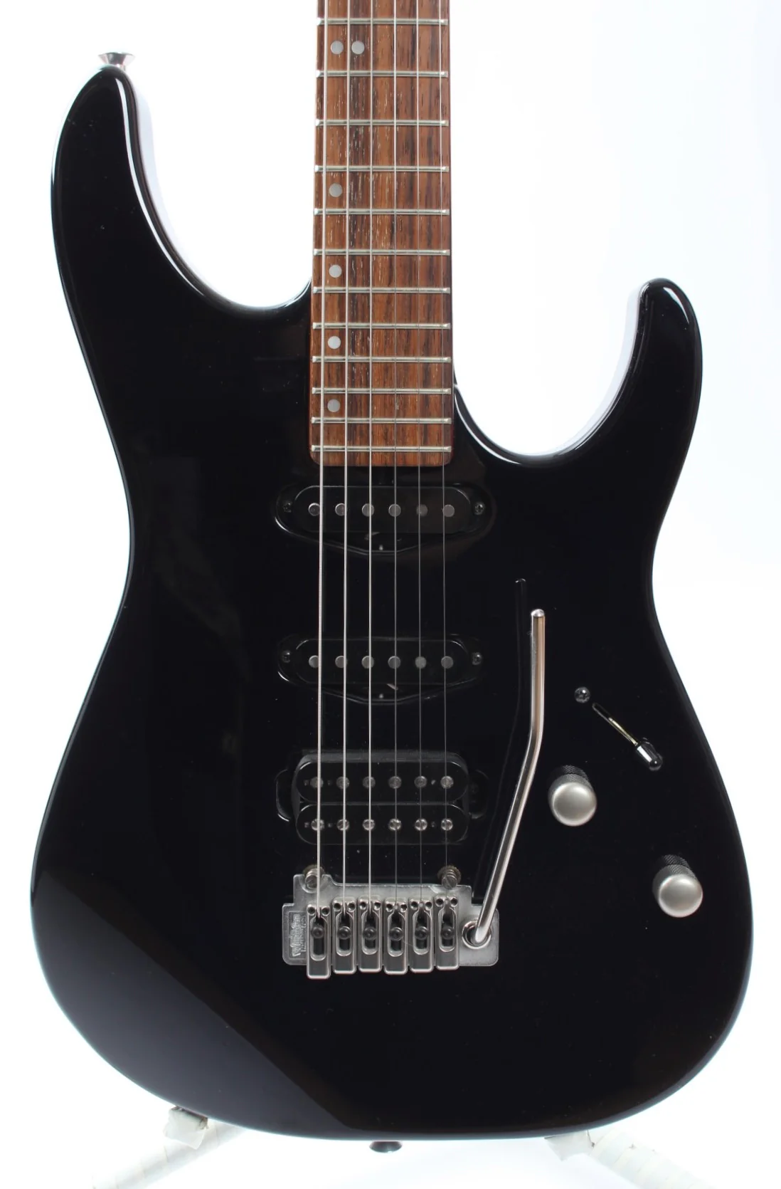 1994 Washburn USA MG-100 SSH trans black - Image 2