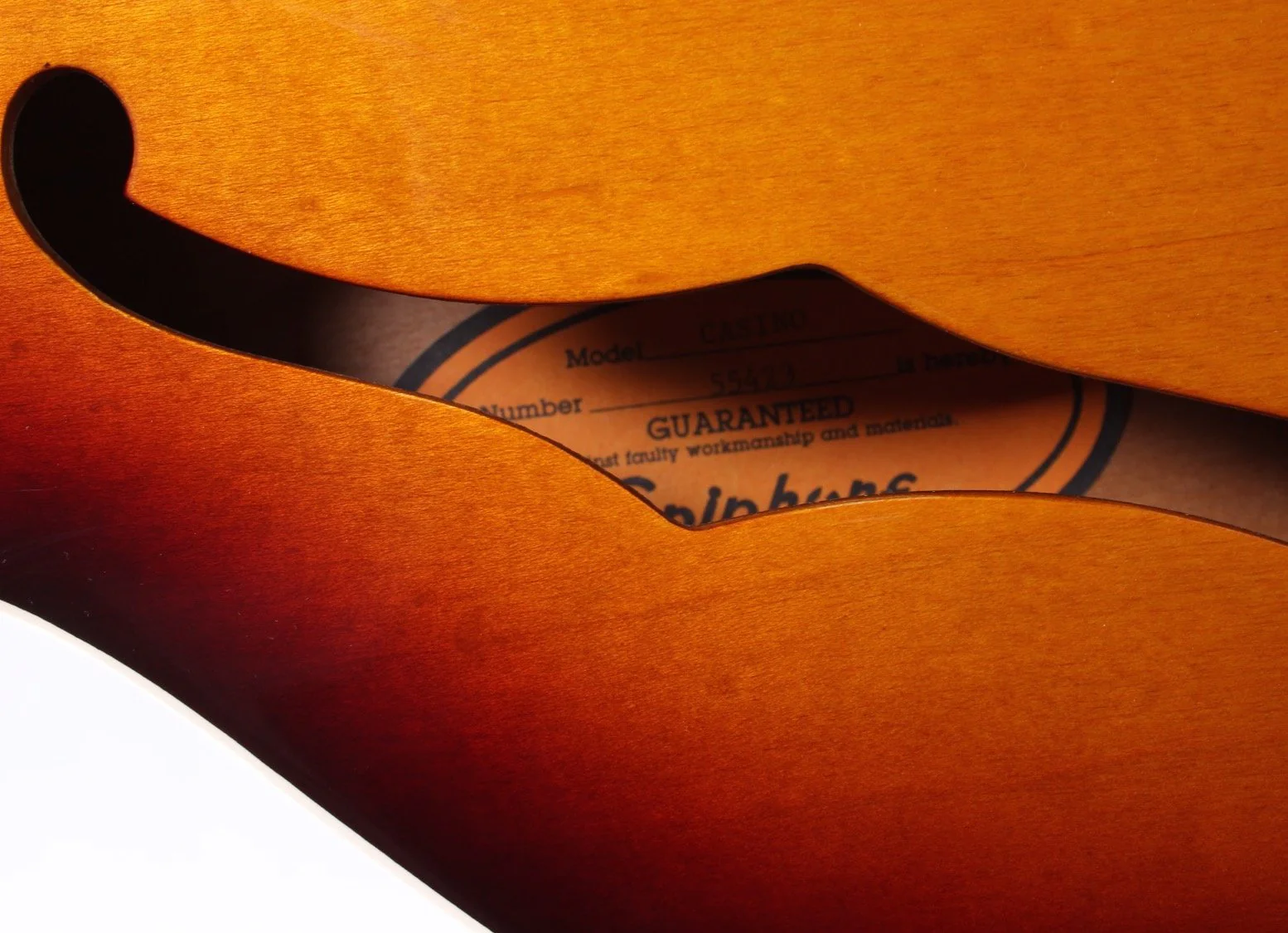 1995 Epiphone Casino sunburst - Image 11