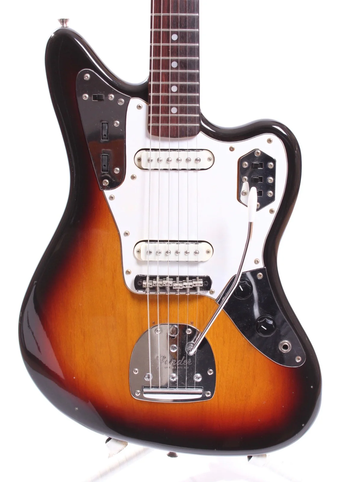 1995 Fender Jaguar '66 Reissue sunburst w/ Mojotone Knockout - Image 2