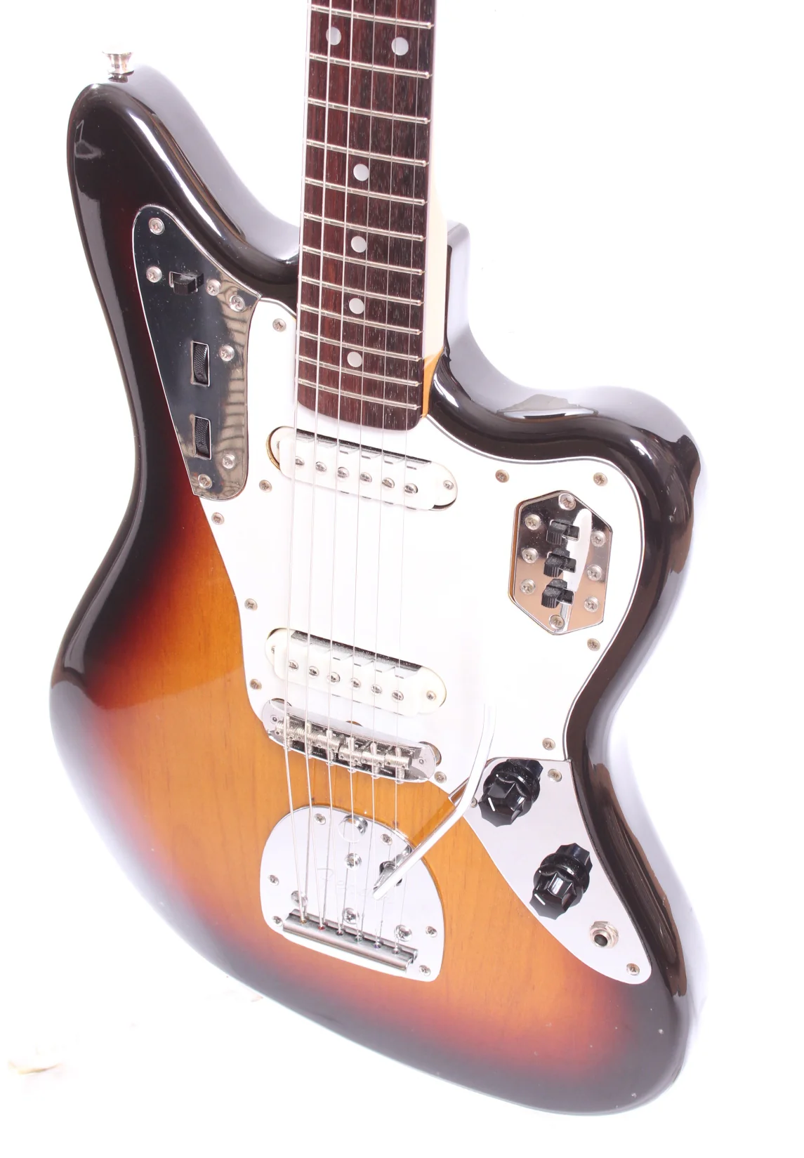 1995 Fender Jaguar '66 Reissue sunburst w/ Mojotone Knockout - Image 3