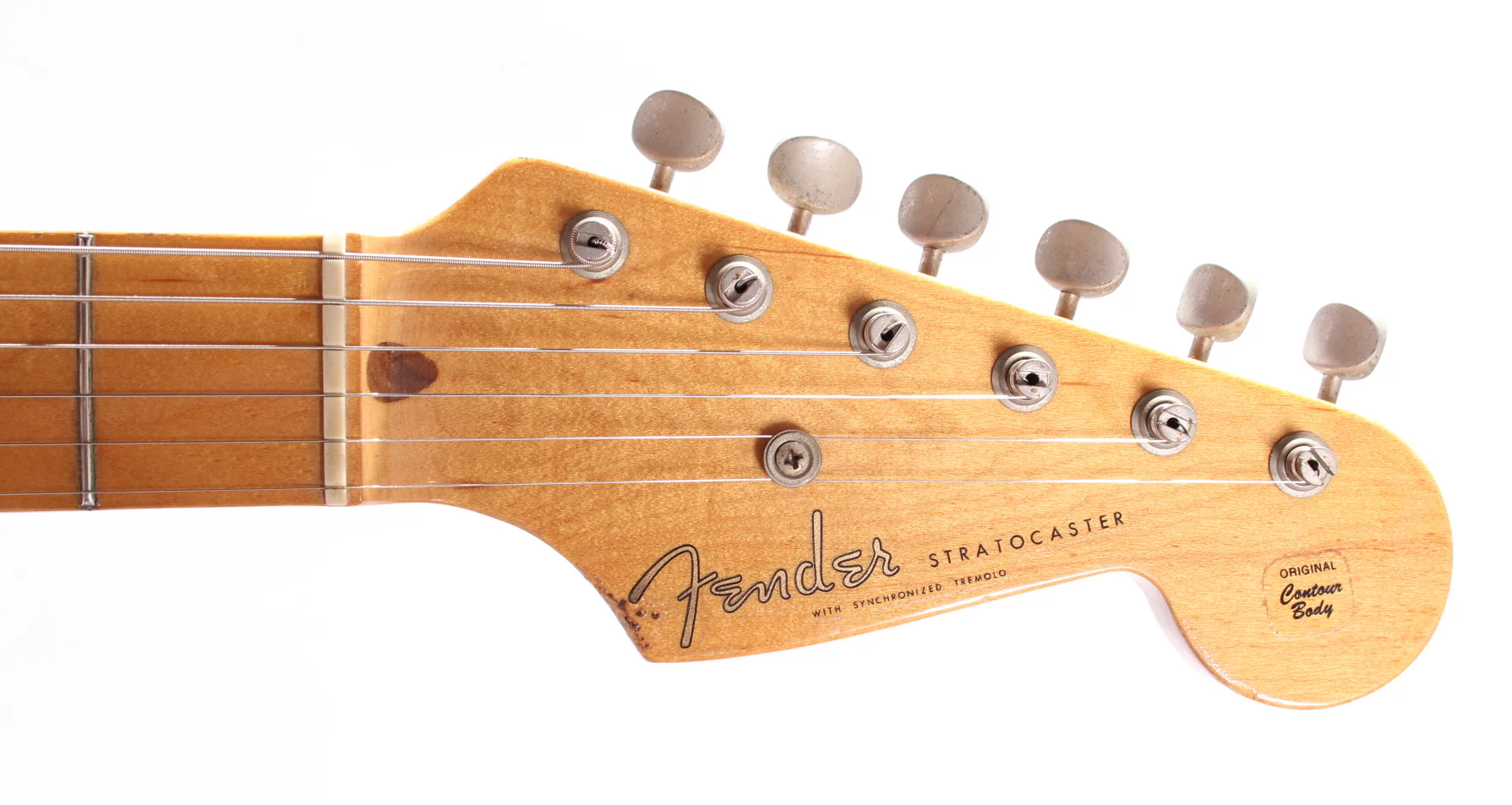 1995 Fender Stratocaster American Vintage 54 Reissue Limited Edition Poodle Case sunburst - Image 5