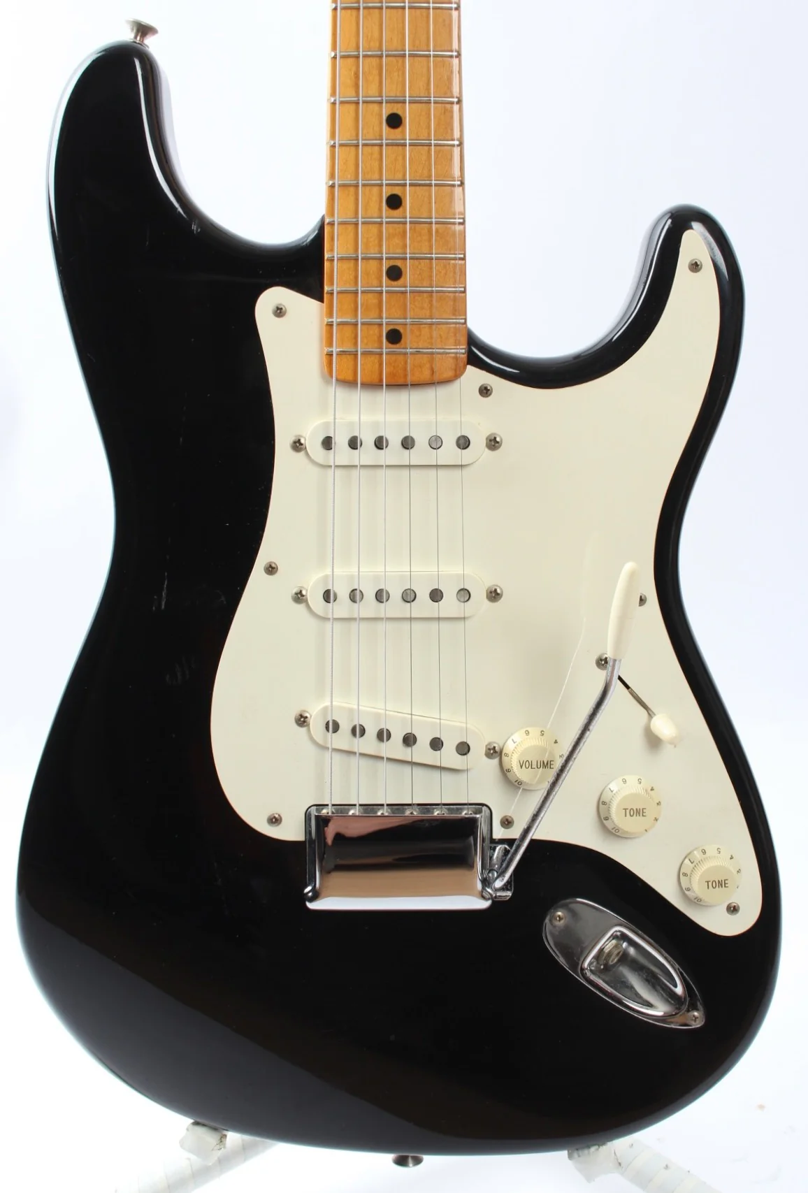 1995 Fender Stratocaster American Vintage 57 Reissue black - Image 2