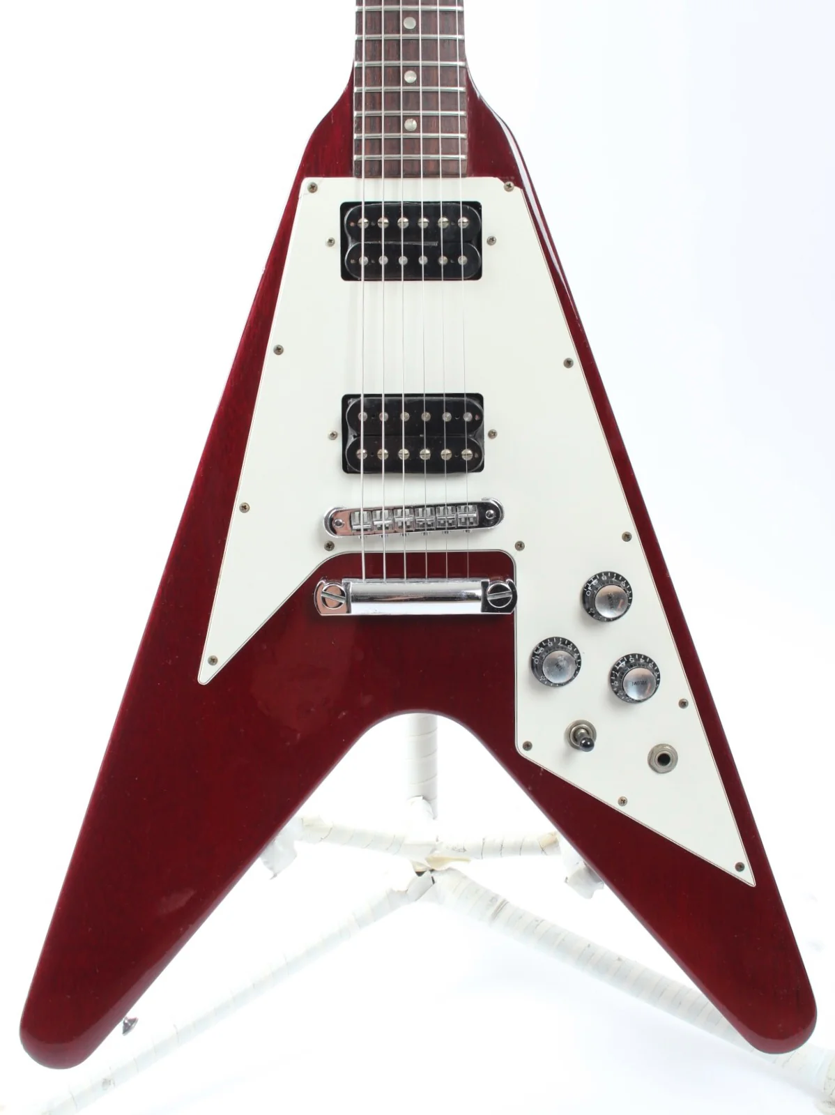 1995 Gibson Flying V 67 cherry red - Image 2