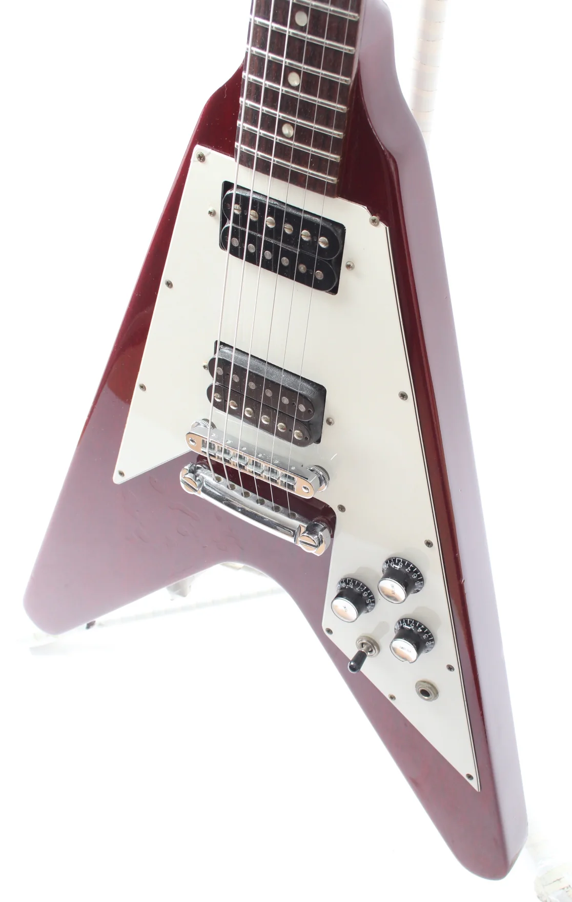 1995 Gibson Flying V 67 cherry red - Image 3
