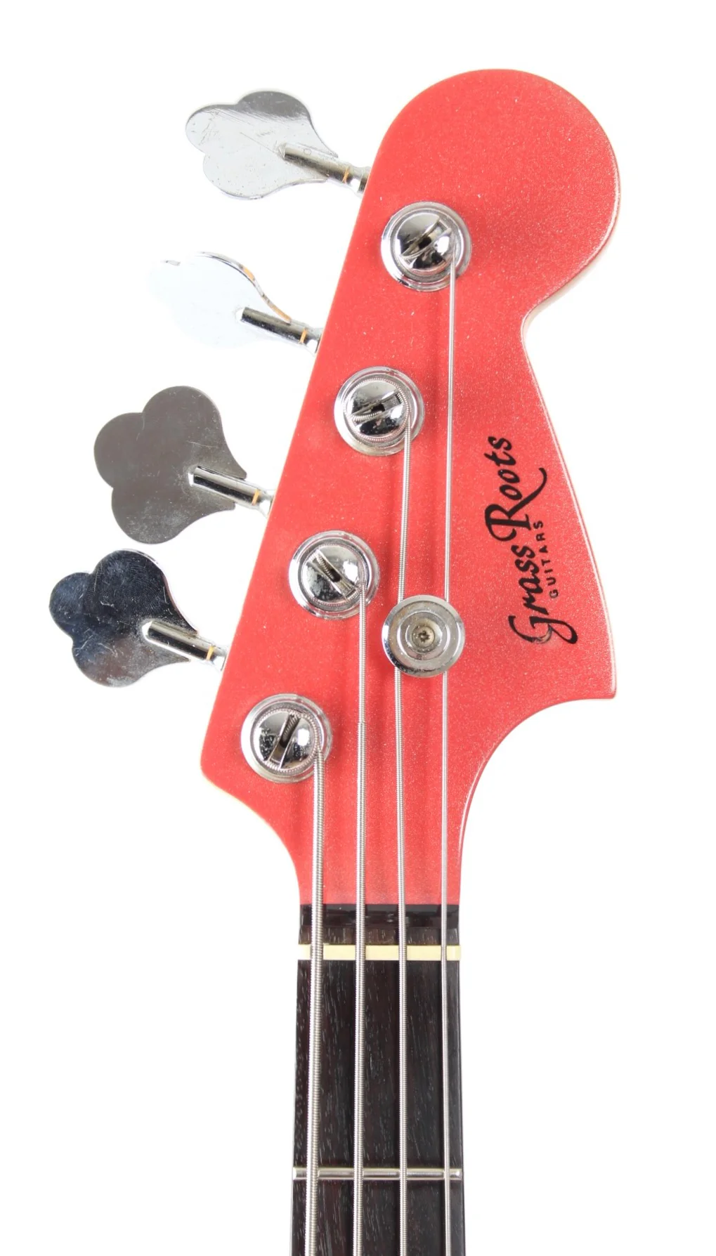 1995 Grass Roots by ESP GT64B Jaguar Bass pink champagne sparkle - Image 5