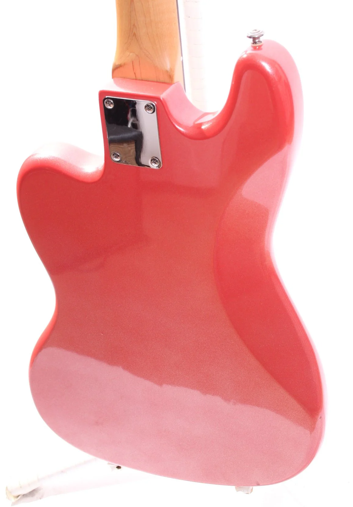 1995 Grassroots by ESP Jaguar Bass champagne sparkle - Image 8