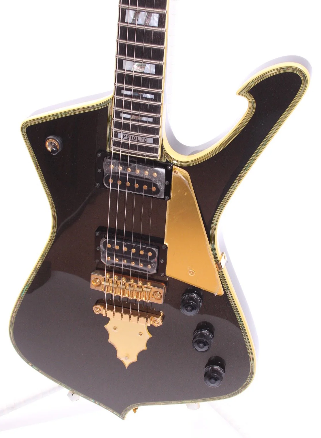 1995 Ibanez Paul Stanley Signature Iceman PS10LTD black pearl NOS - Image 3