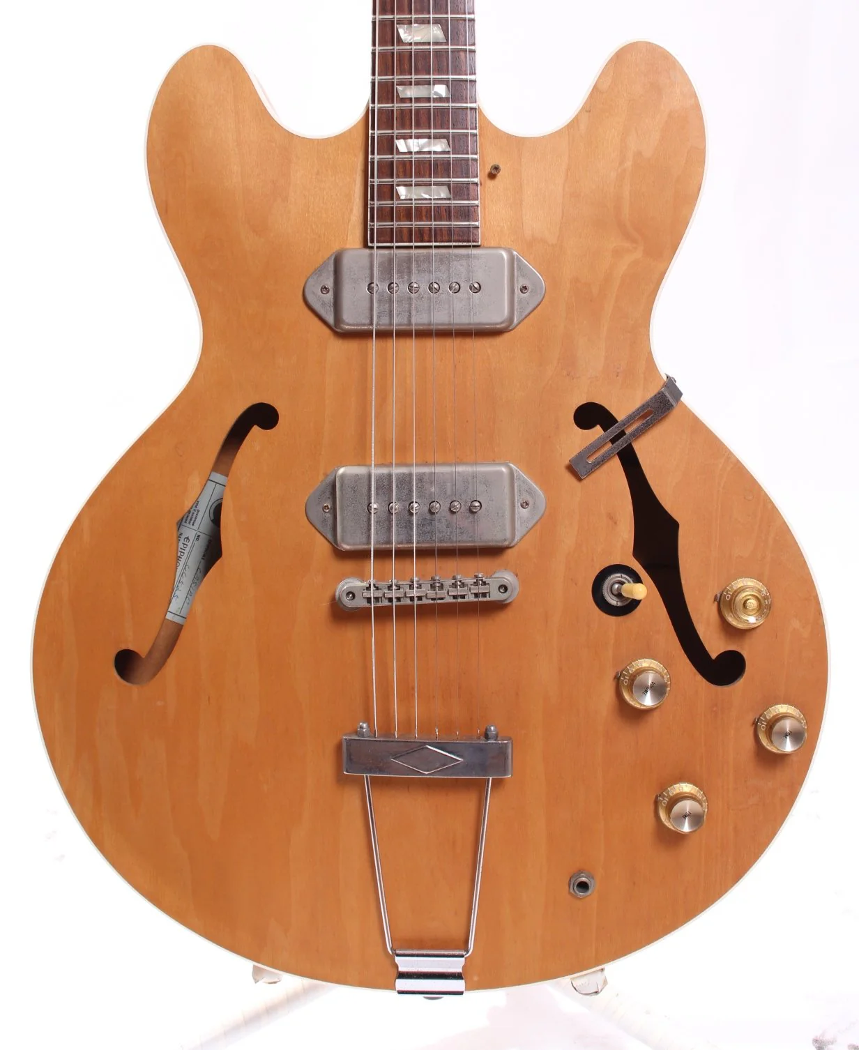 1996 Epiphone Casino 64 E-230TD natural - Image 2