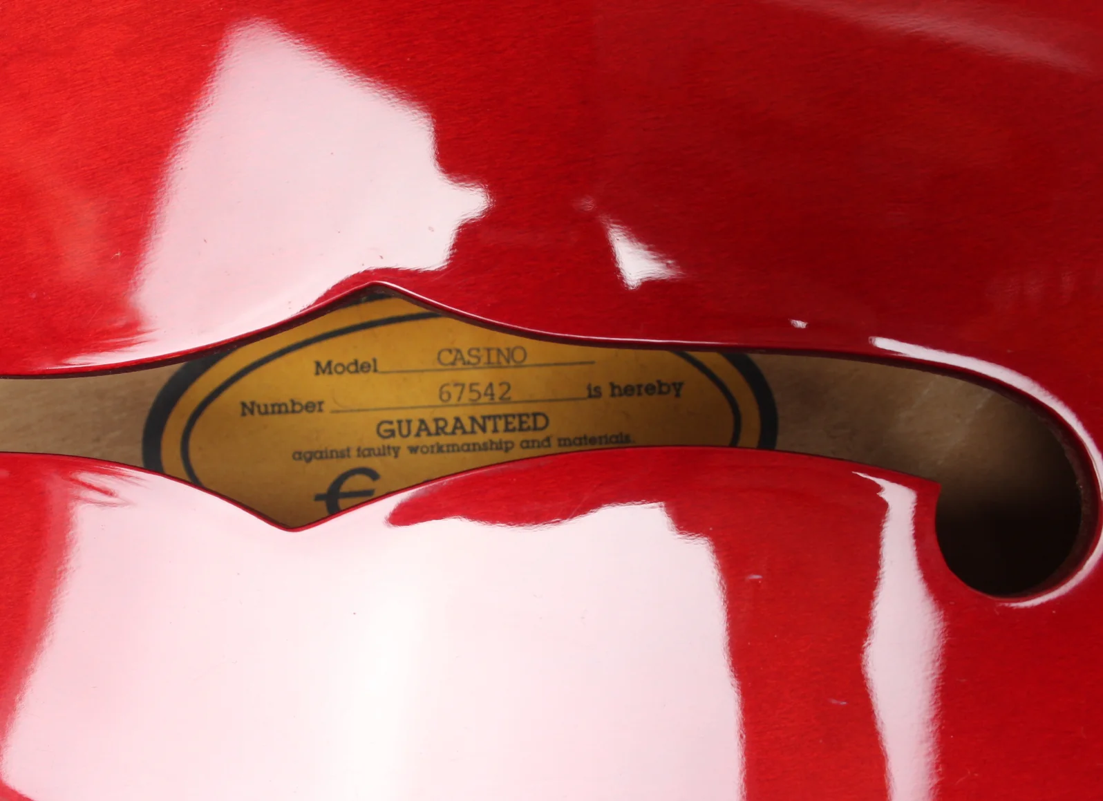 1996 Epiphone Casino cherry red - Image 11
