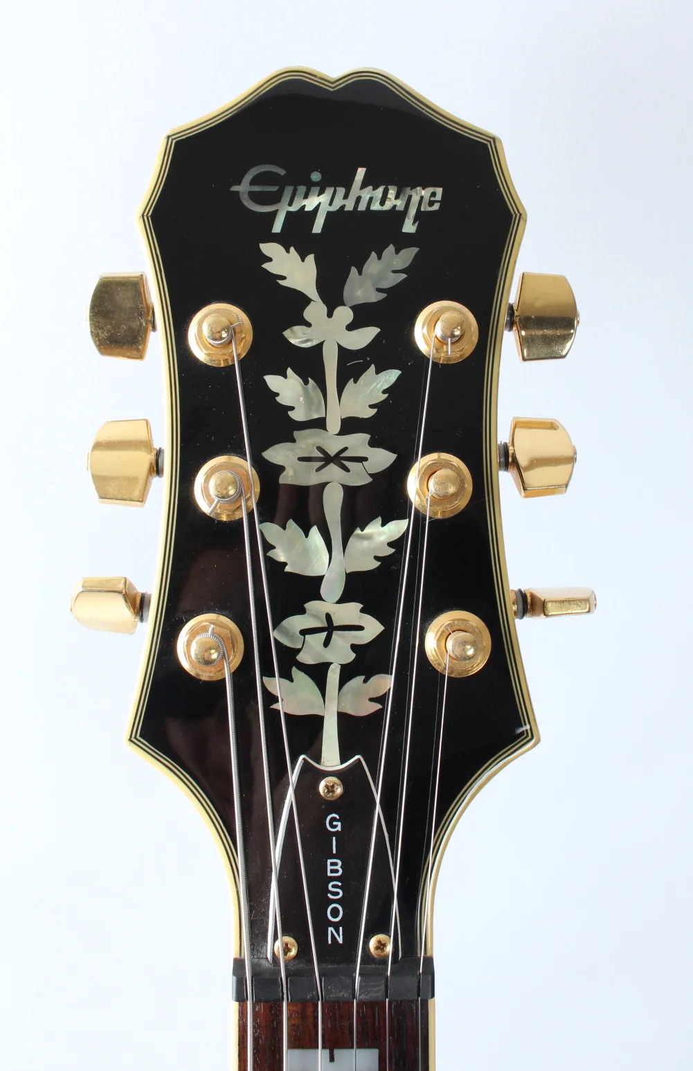 1996 Epiphone Howard Roberts translucent black - Image 5