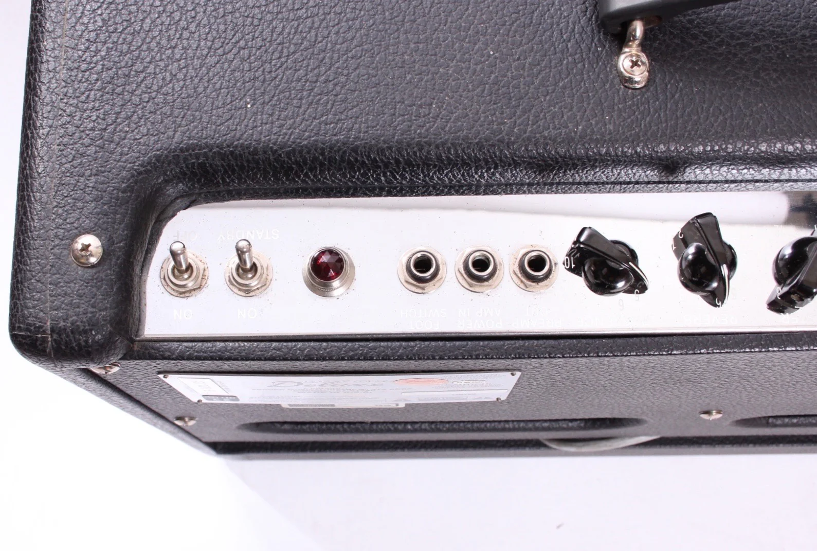 1996 Fender Hot Rod Deluxe USA black tolex - Image 5
