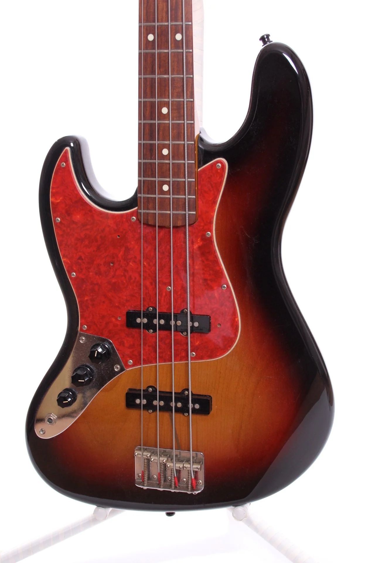1996 Fender Japan Jazz Bass '62 Reissue sunburst LEFTY - Image 7