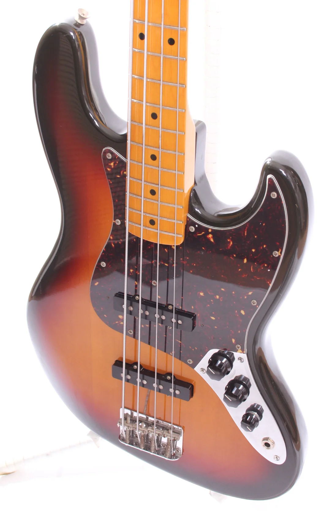 1996 Fender Jazz Bass '62 Reissue Maple Neck sunburst - Image 3