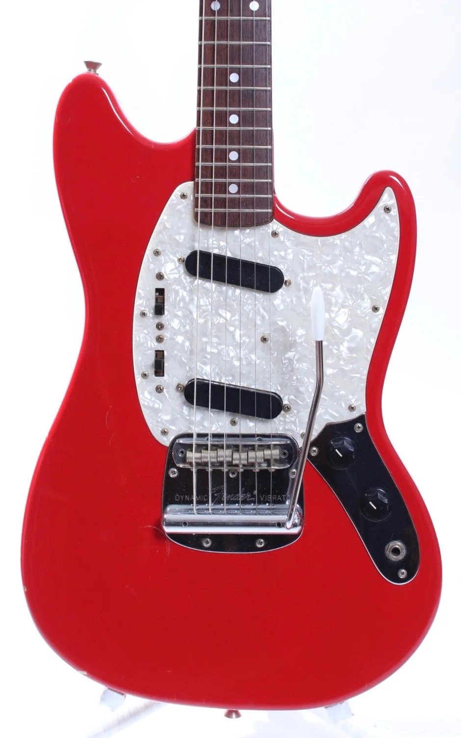 1996 Fender Mustang 66 Reissue dakota red - Image 2