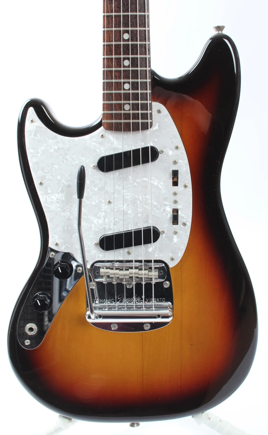 1996 Fender Mustang 69 Reissue Lefty sunburst - Image 2