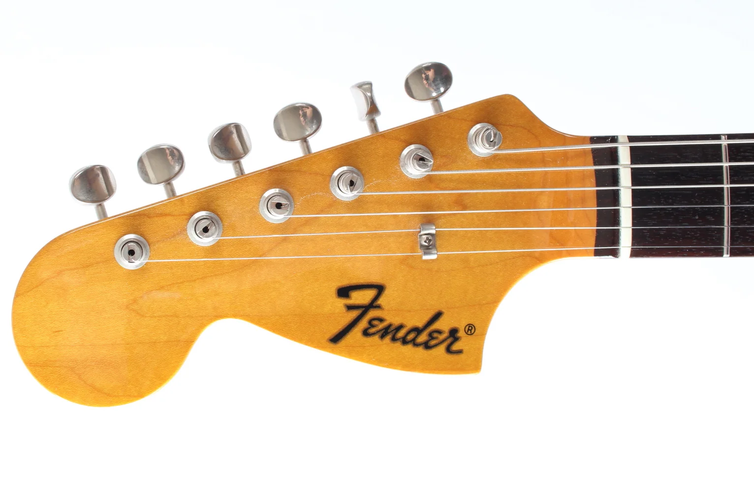 1996 Fender Mustang 69 Reissue Lefty sunburst - Image 5
