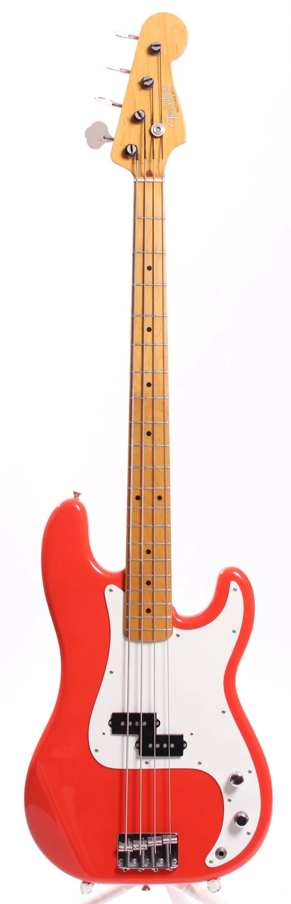1996 Fender Precision Bass 57 Reissue fiesta red