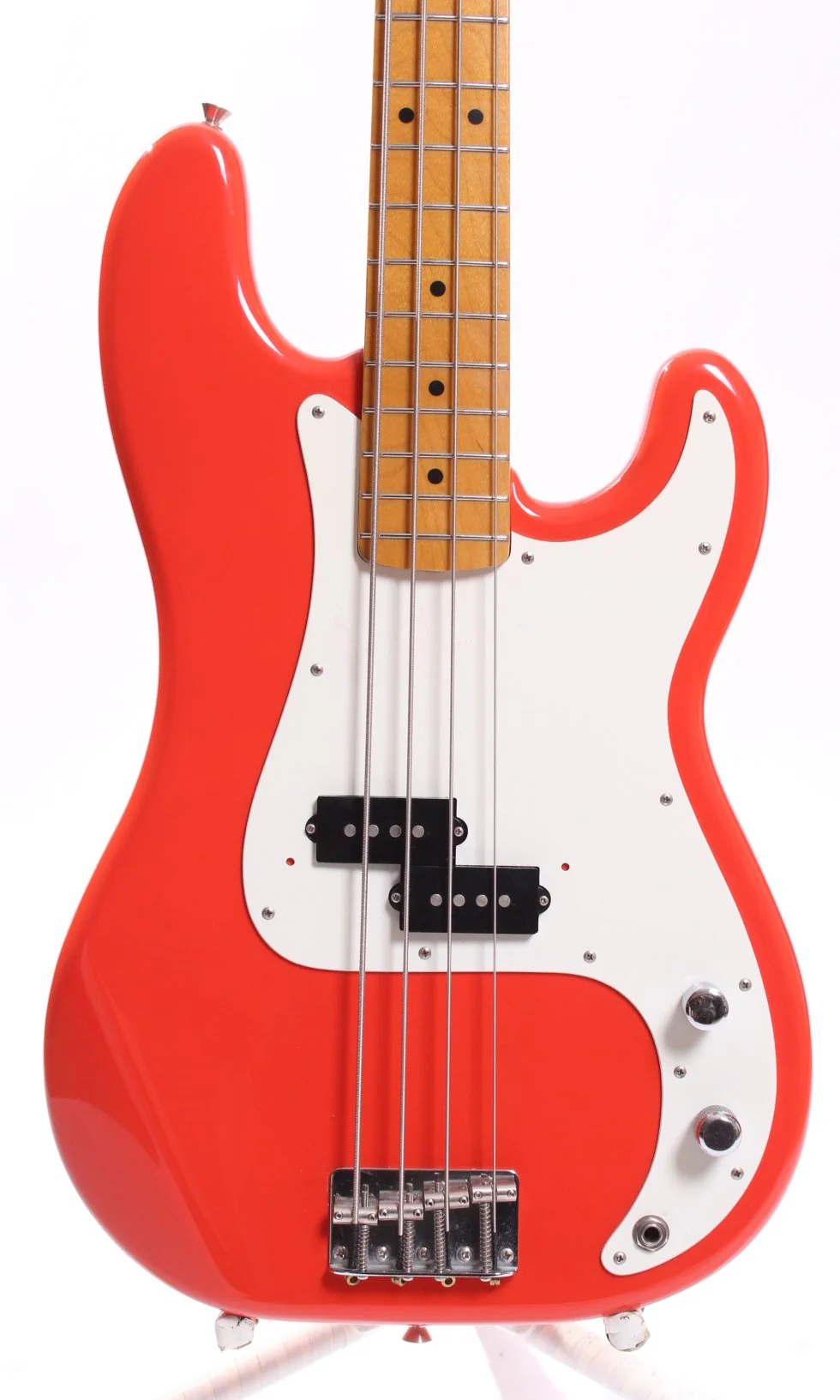 1996 Fender Precision Bass 57 Reissue fiesta red - Image 2