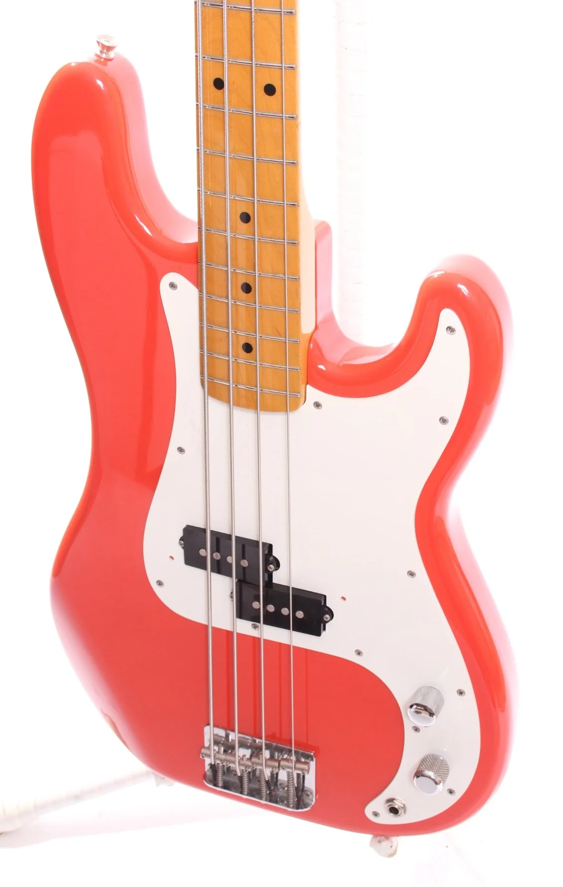 1996 Fender Precision Bass 57 Reissue fiesta red - Image 3