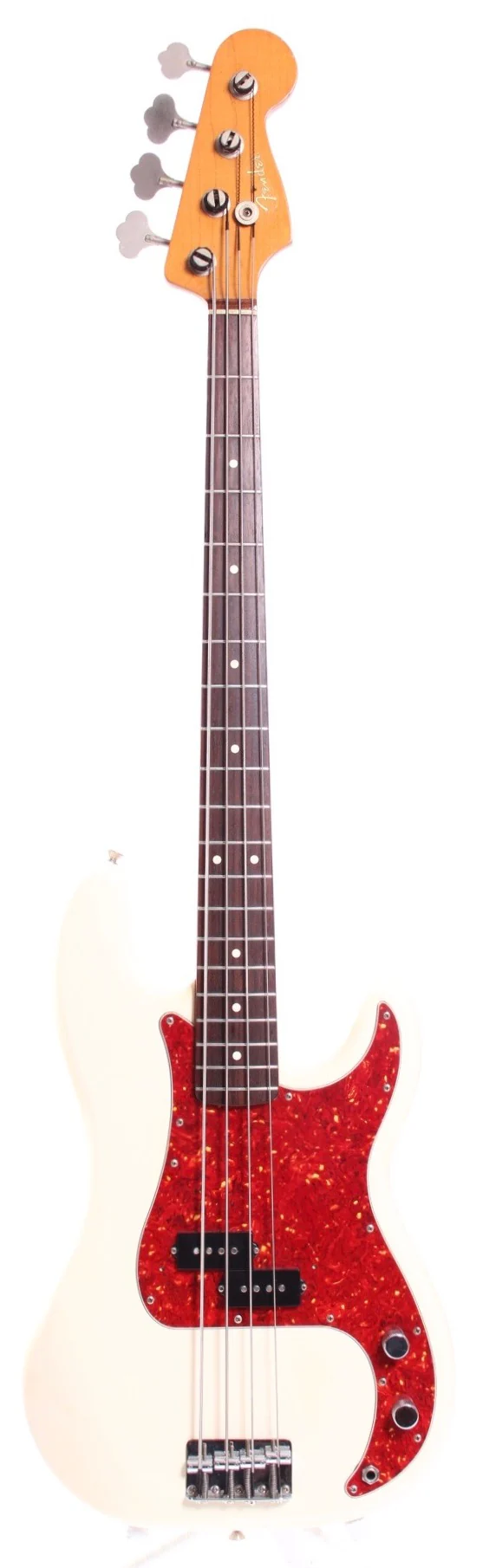 1996 Fender Precision Bass '62 Reissue Jazz neck vintage white
