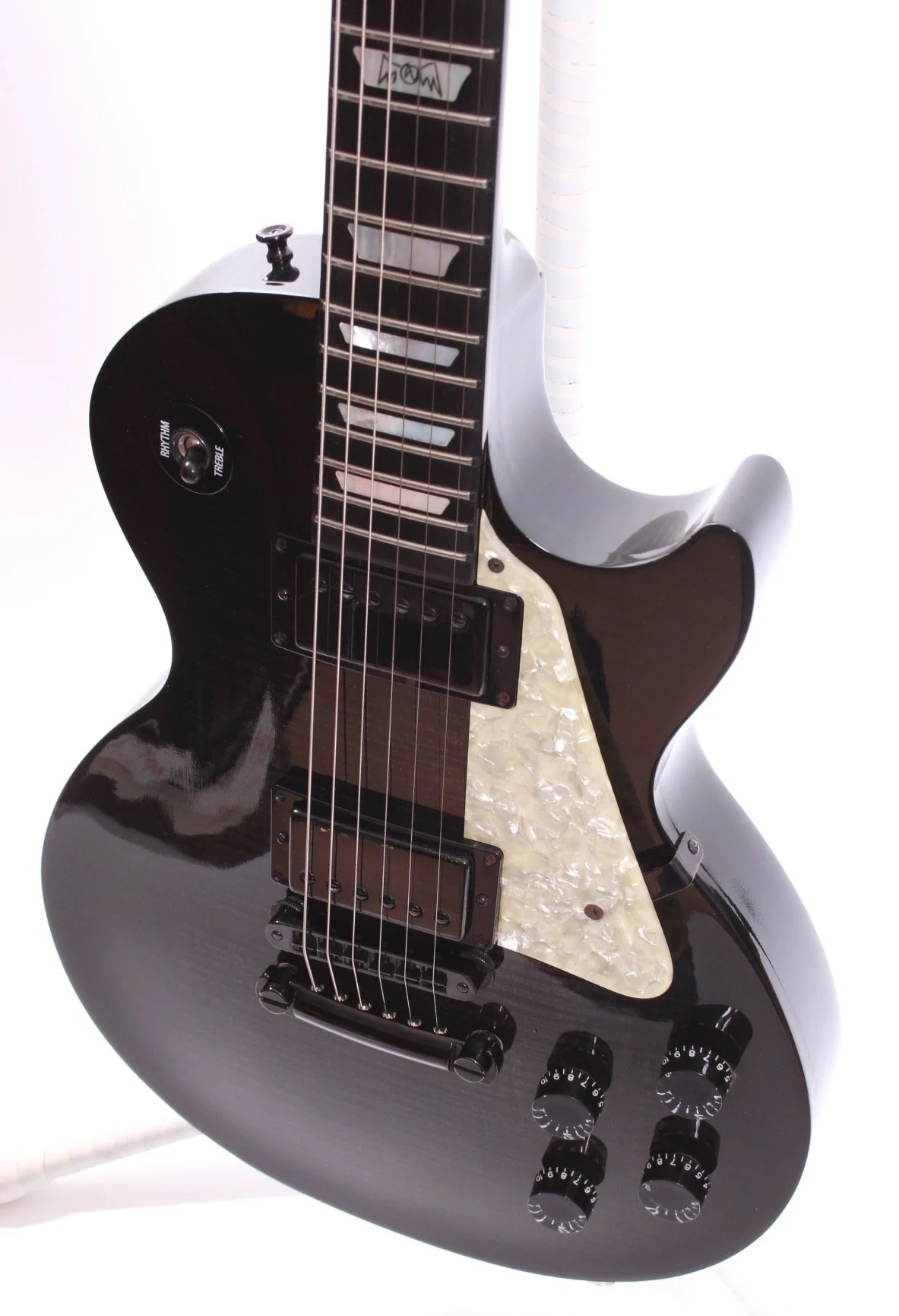 1996 Gibson Custom Shop Les Paul Joe Perry Signature black burst Yamano NOS - Image 3