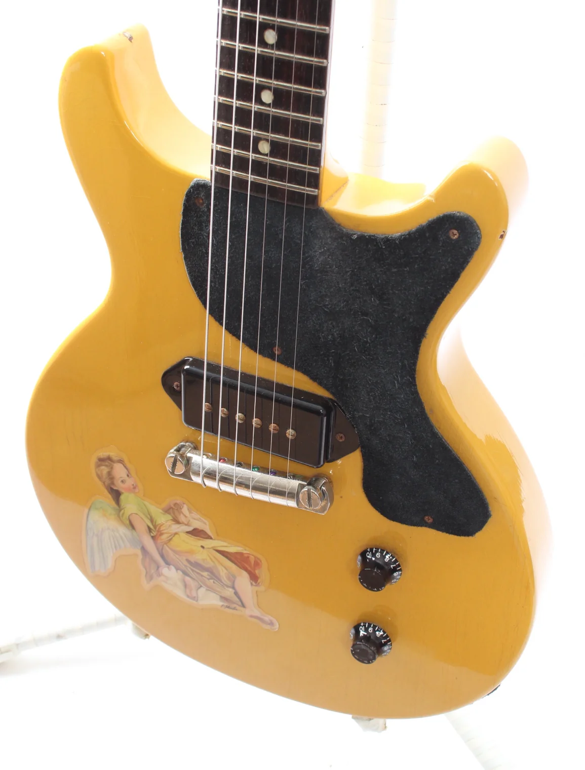1996 Gibson Les Paul Junior DC tv yellow - Image 3
