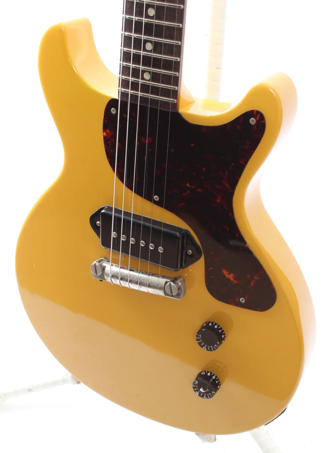 1996 Gibson Les Paul Junior DC tv yellow - Image 3