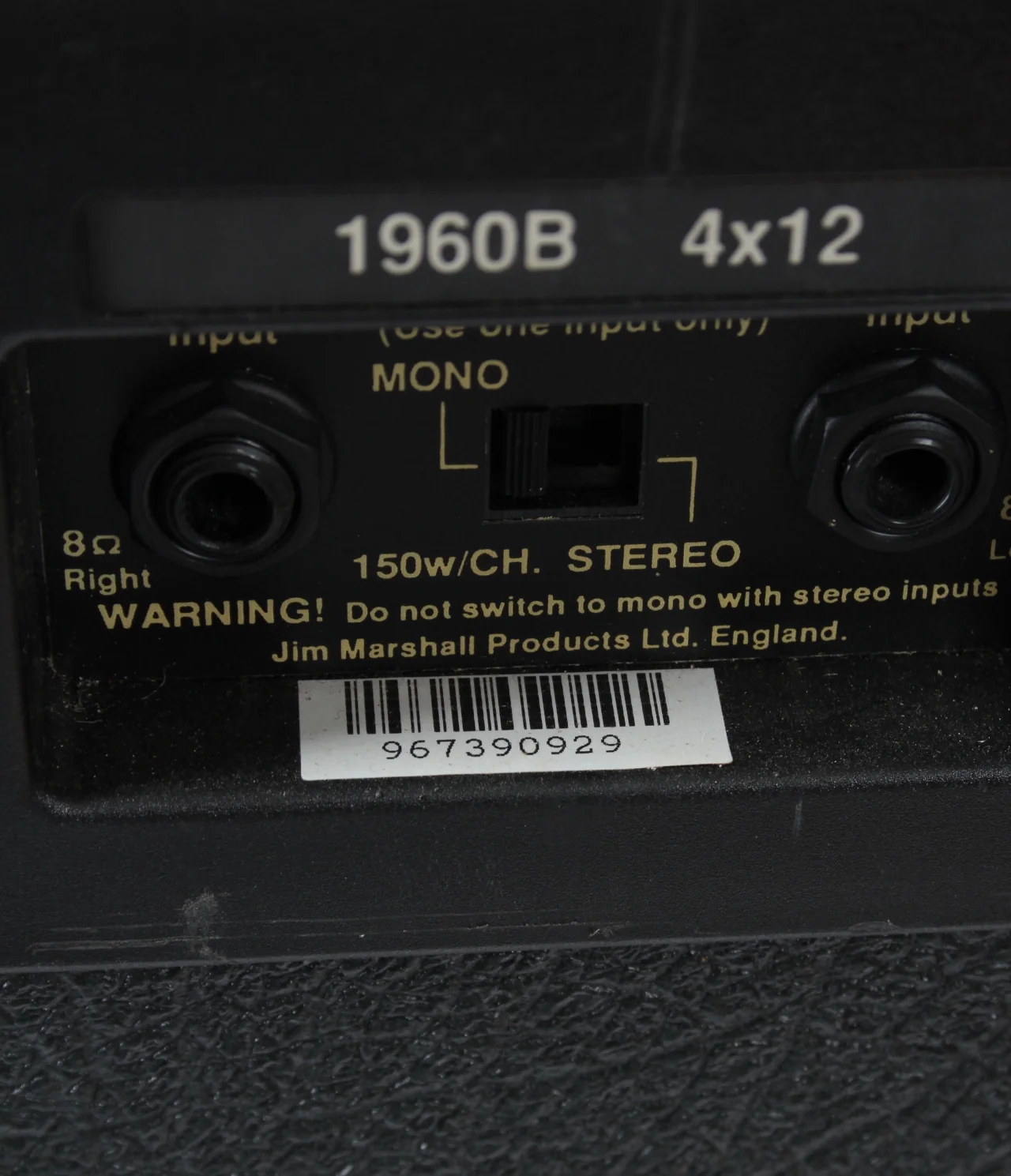 1996 Marshall JCM900 1960B 4x12" cabinet - Image 6