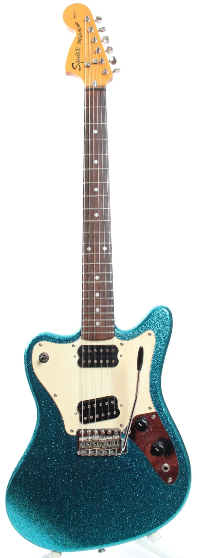 1996 Squier Super-Sonic blue sparkle