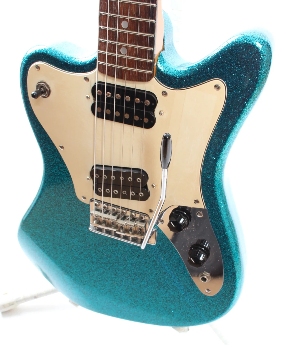 1996 Squier Super-Sonic blue sparkle - Image 3