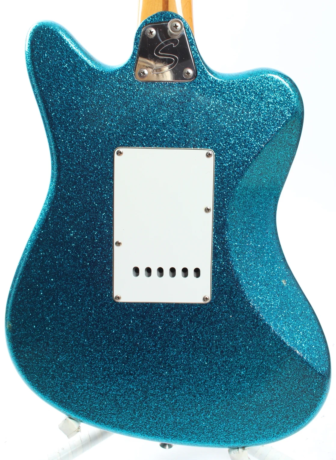 1996 Squier Super-Sonic blue sparkle - Image 7
