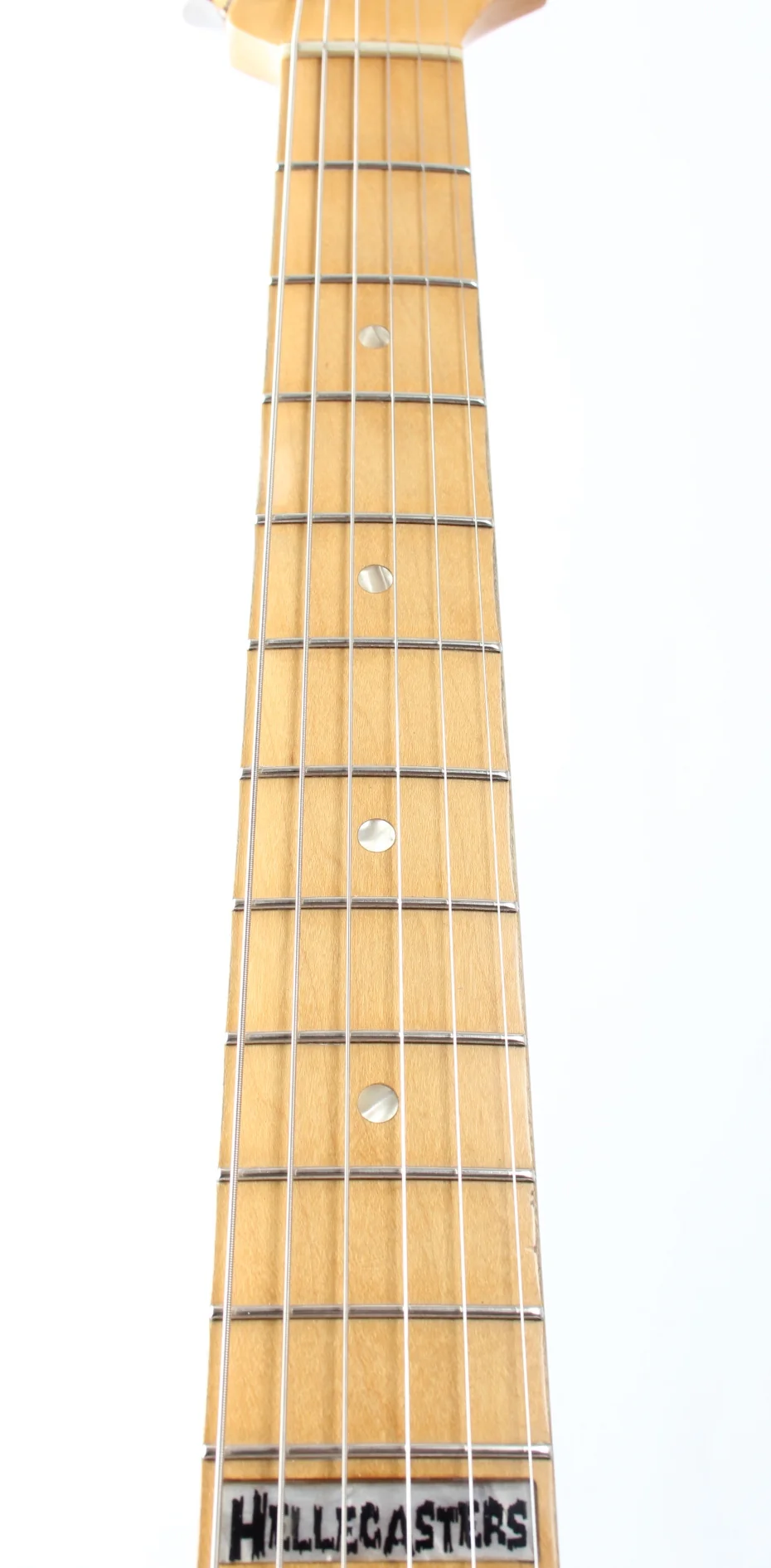 1997 Fender Hellecasters Limited Edition Jerry Donahue Stratocaster sapphire blue transparent - Image 4