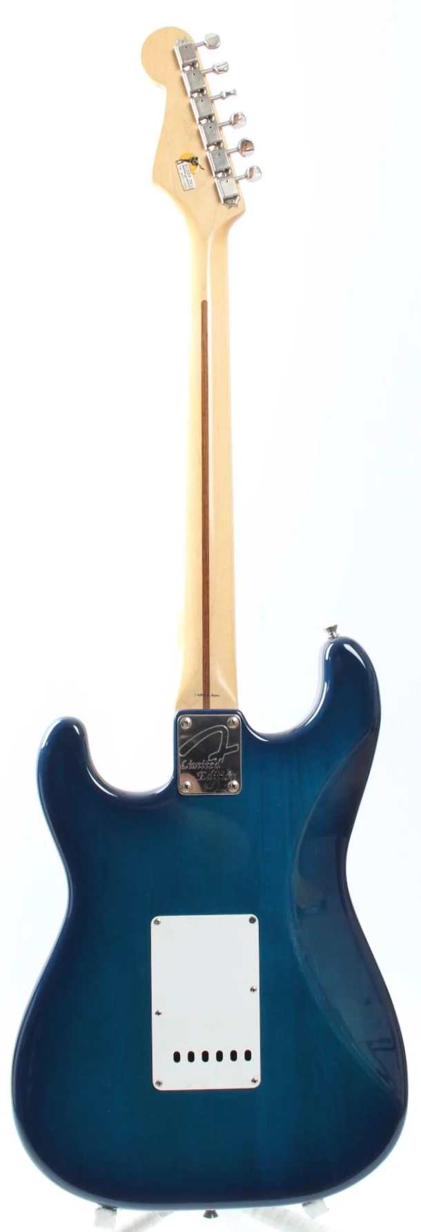 1997 Fender Hellecasters Limited Edition Jerry Donahue Stratocaster sapphire blue transparent - Image 6