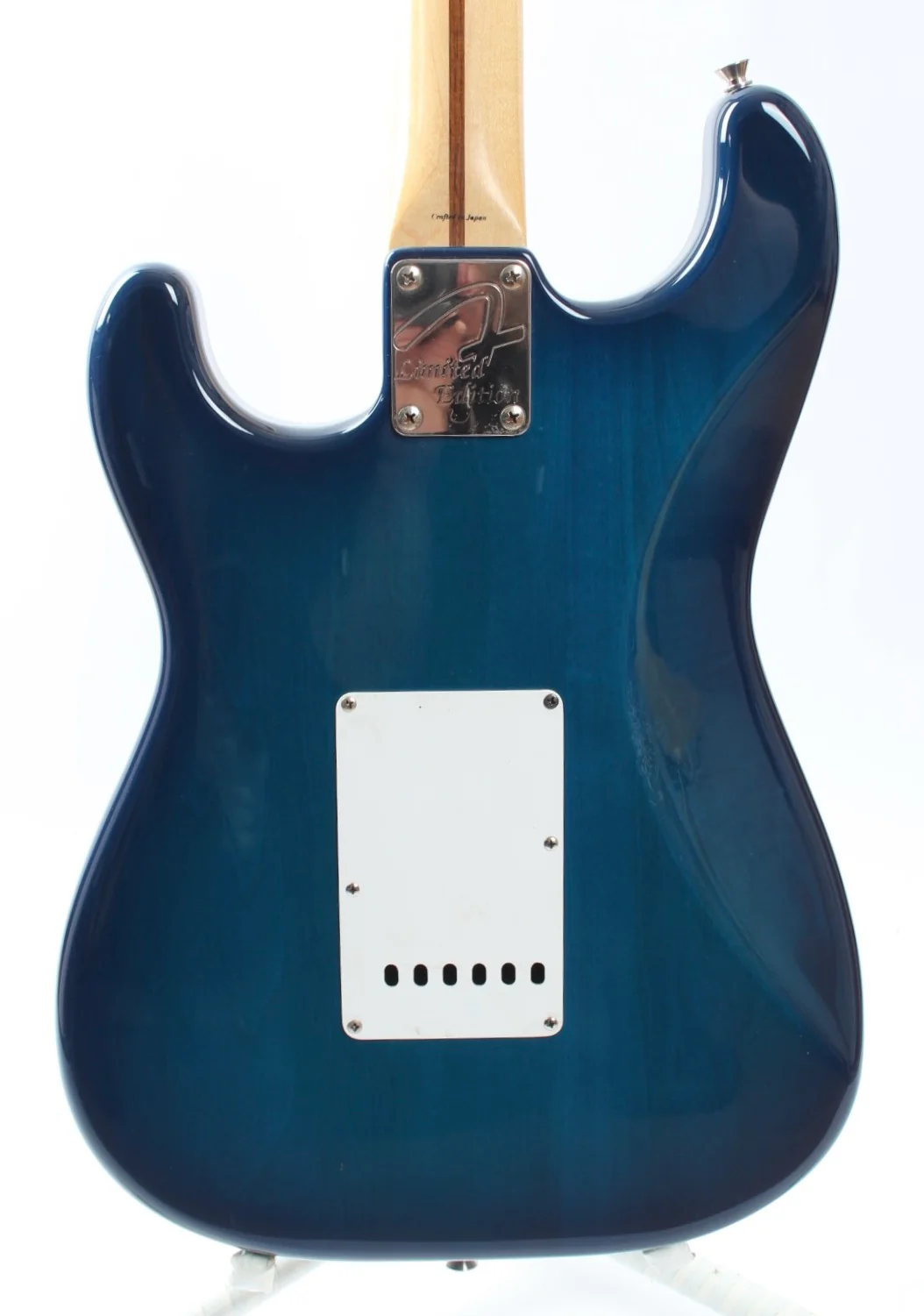 1997 Fender Hellecasters Limited Edition Jerry Donahue Stratocaster sapphire blue transparent - Image 7