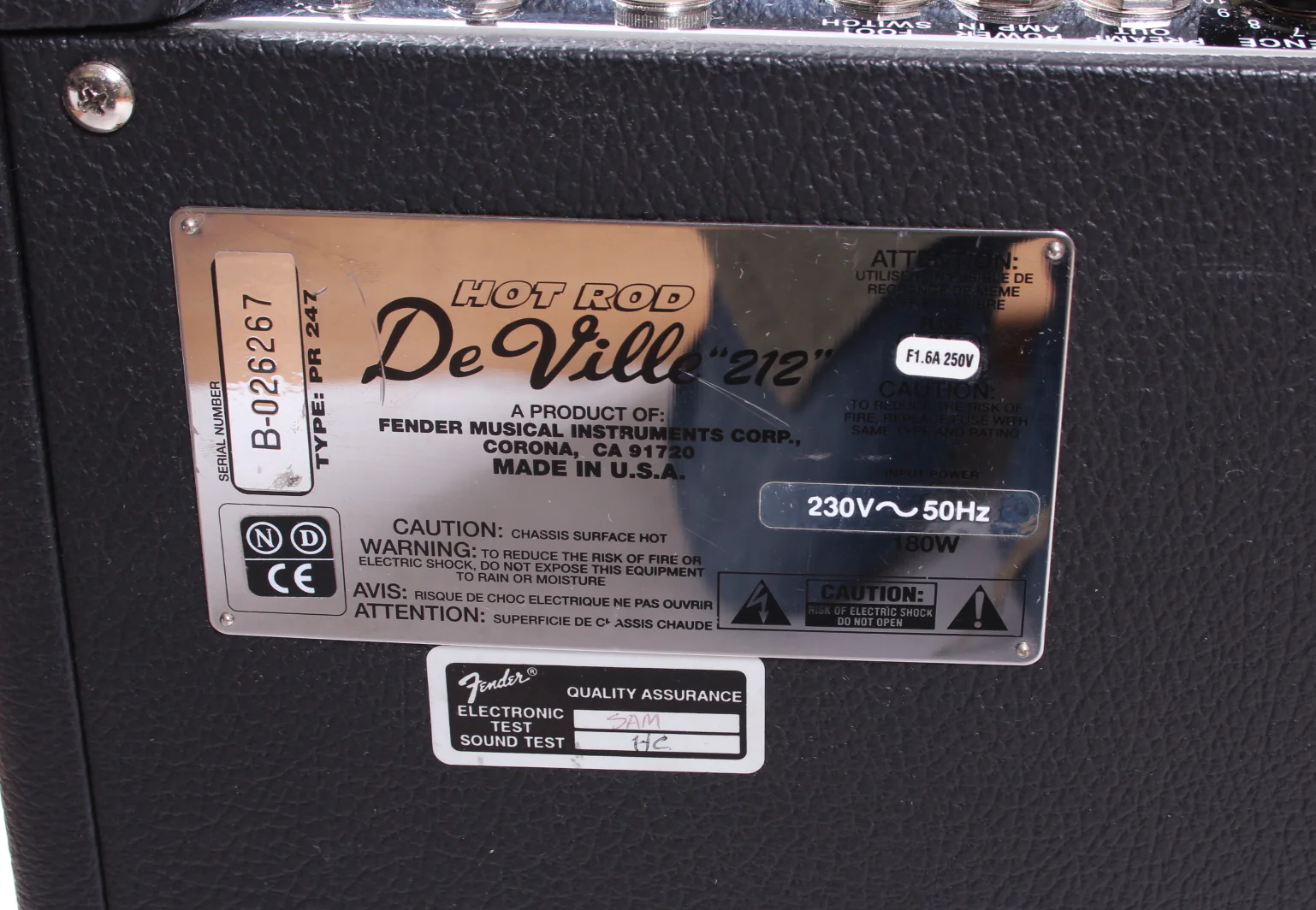 1997 Fender Hot Rod Deville 212 USA - Image 4