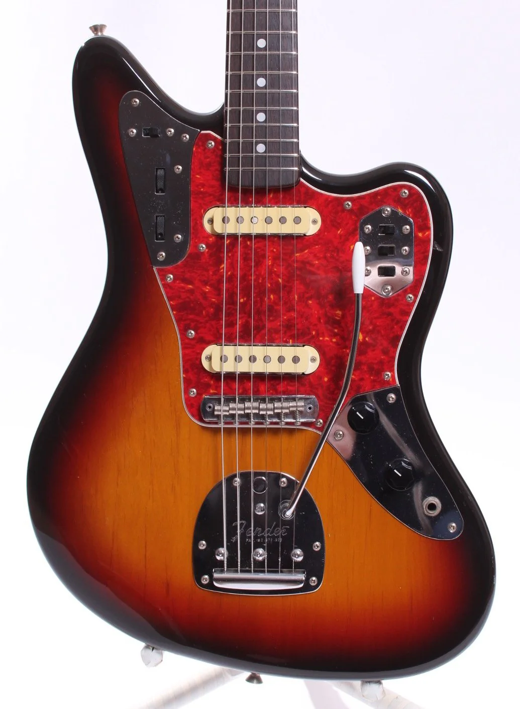 1997 Fender Jaguar '66 Reissue sunburst - Image 2