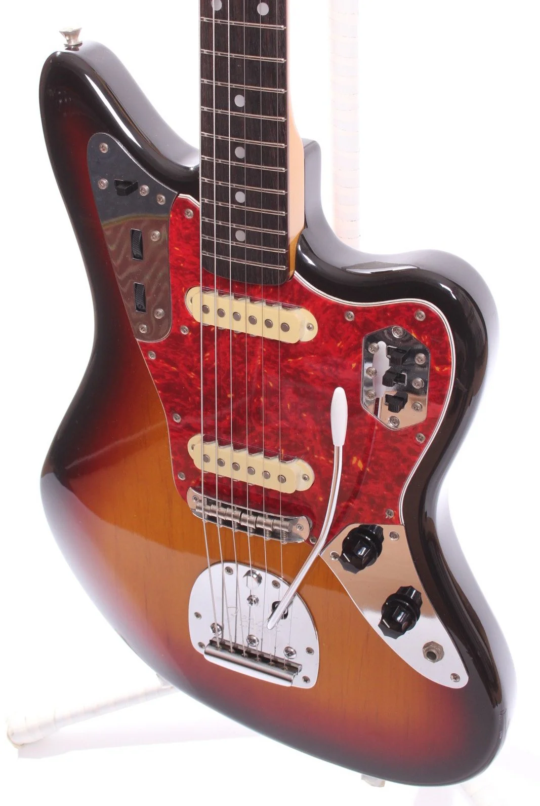 1997 Fender Jaguar '66 Reissue sunburst - Image 3