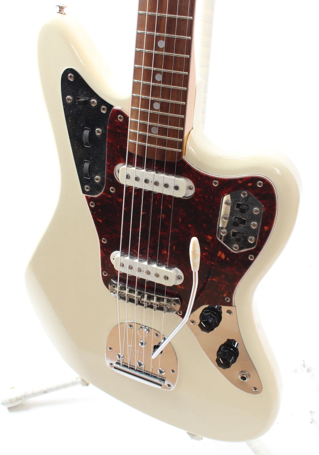 1997 Fender Jaguar 66 Reissue vintage white - Image 3