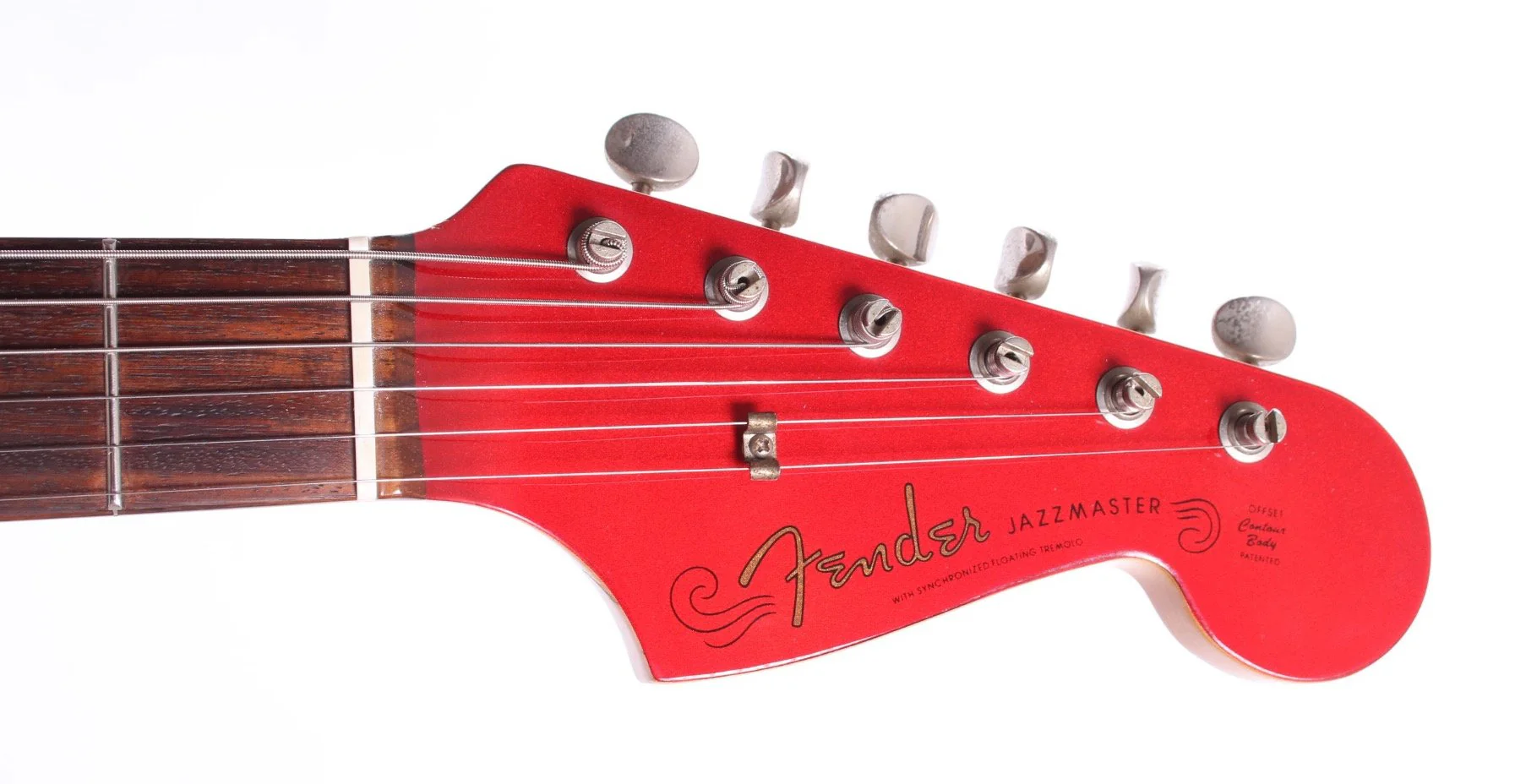 1997 Fender Jazzmaster 66 Reissue candy apple red - Image 5