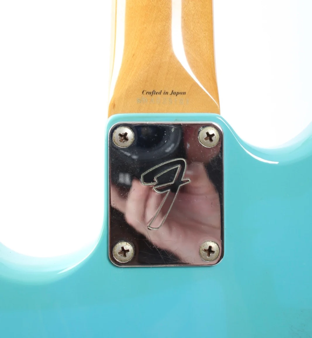 1997 Fender Mustang 65 Reissue daphne blue - Image 11