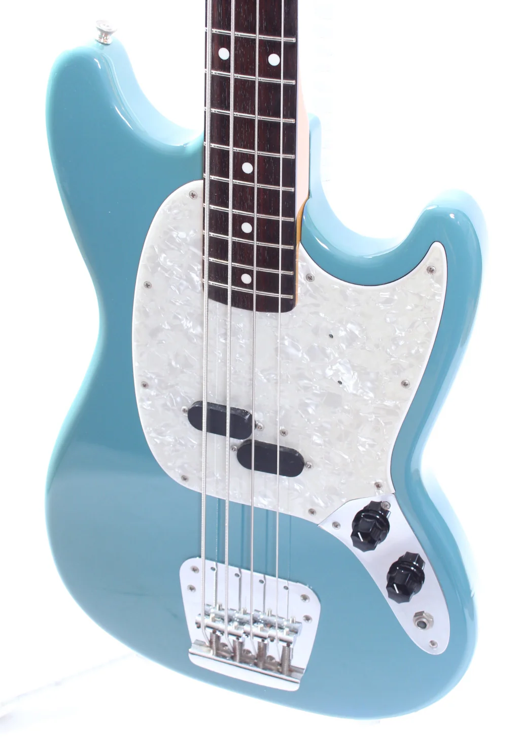 1997 Fender Mustang Bass california blue - Image 3