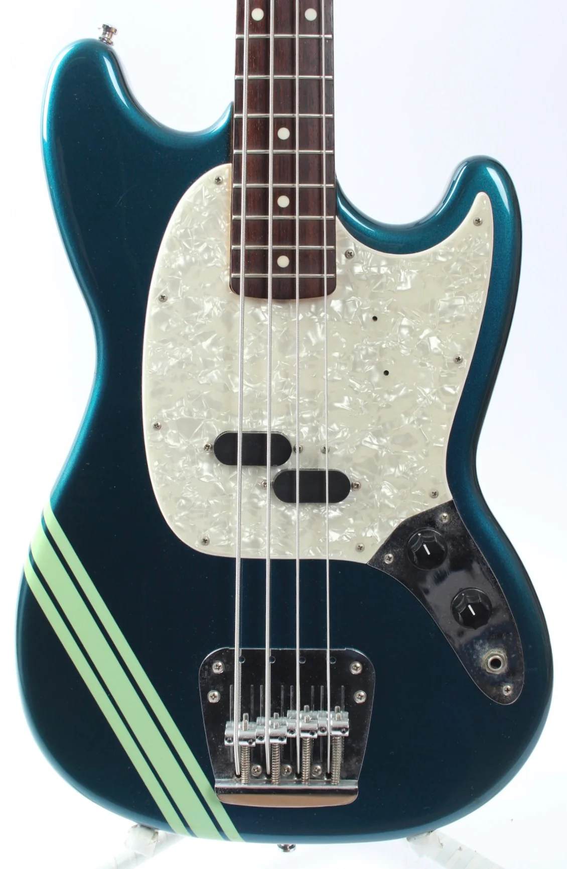 1997 Fender Mustang Bass competition burgundy - Image 2