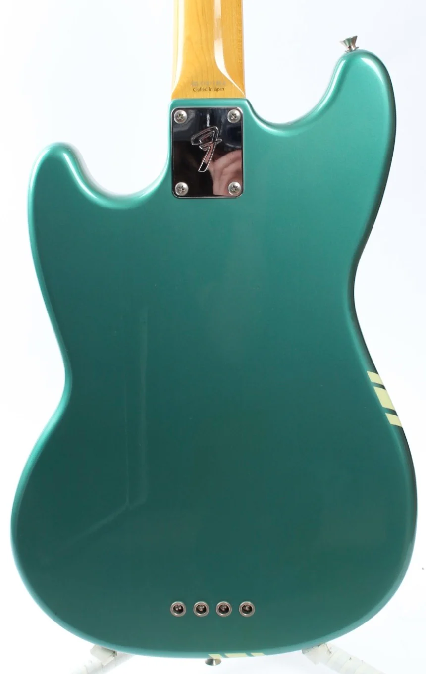 1997 Fender Mustang Bass competition ocean turquoise metallic - Image 7