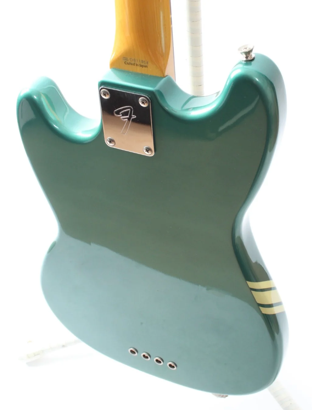 1997 Fender Mustang Bass competition ocean turquoise metallic - Image 8