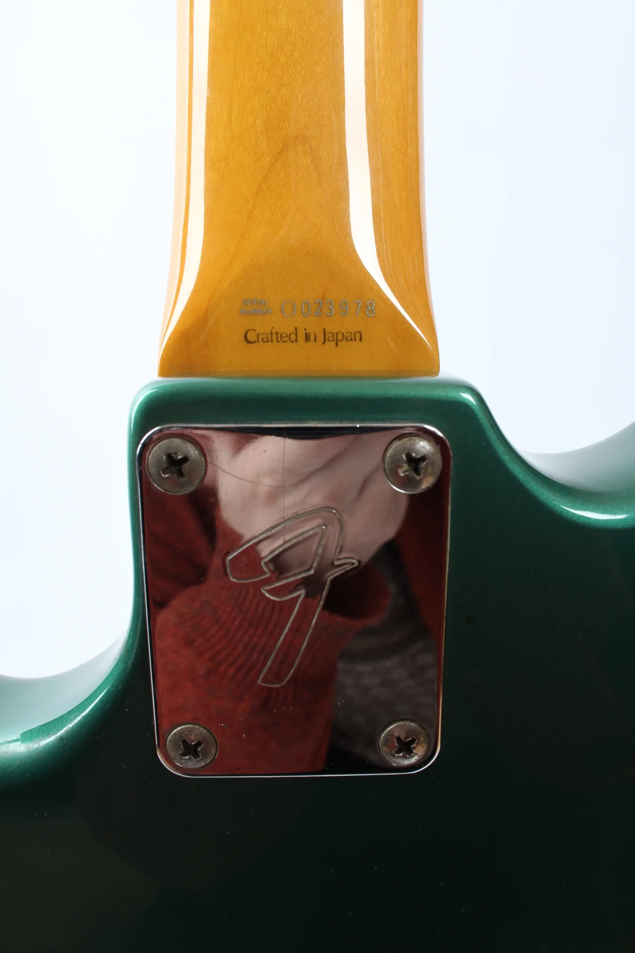 1997 Fender Mustang Bass competition ocean turquoise metallic - Image 11