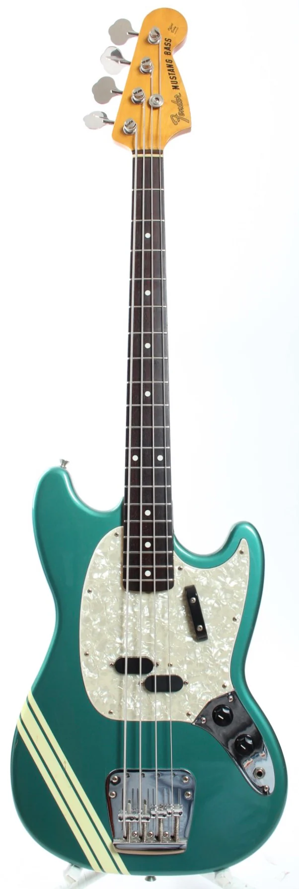 1997 Fender Mustang Bass competition ocean turquoise metallic