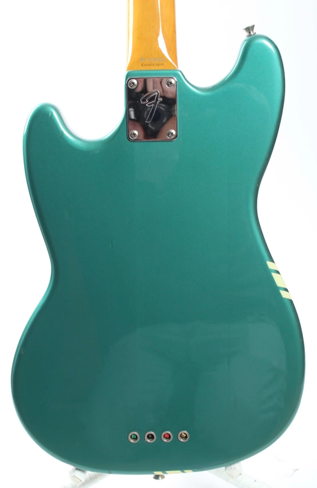 1997 Fender Mustang Bass competition ocean turquoise metallic - Image 7